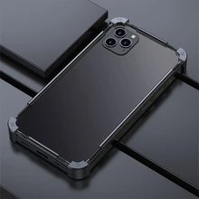 Metal Bumper Shockproof Phone Cases for iPhone 13 Pro Max 12 mini 11 pro Max Metal Frame Cover Case X XS MAX XR 7 8 plus Funda