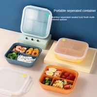 transparent portable microwave heating lunch box outdoor picnic fruit bento refrigerator insulation box childrens lunch box