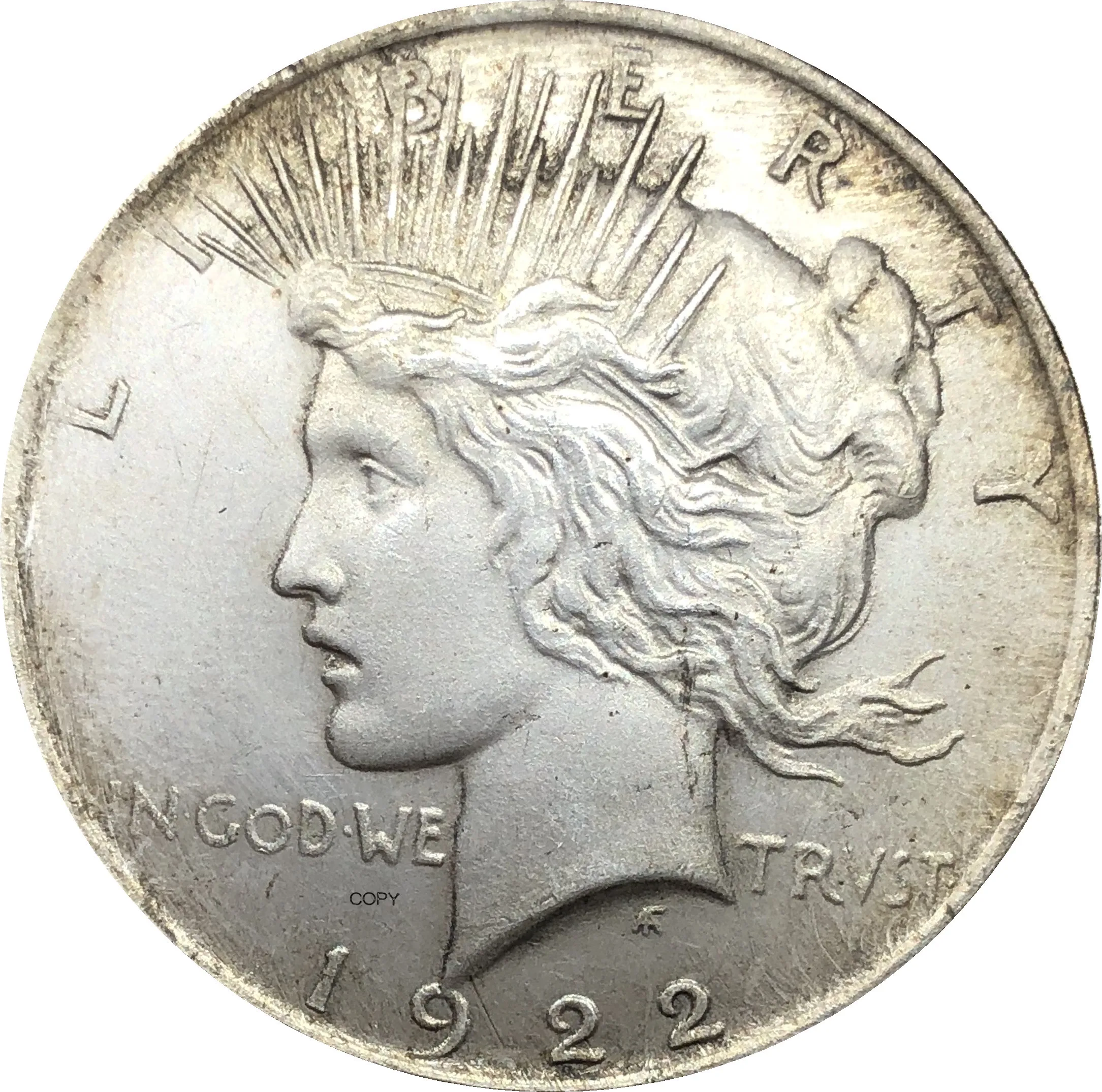 Соединенные Штаты 1922 свобода два лица одна и та же монета в Бог мы доверяем 1