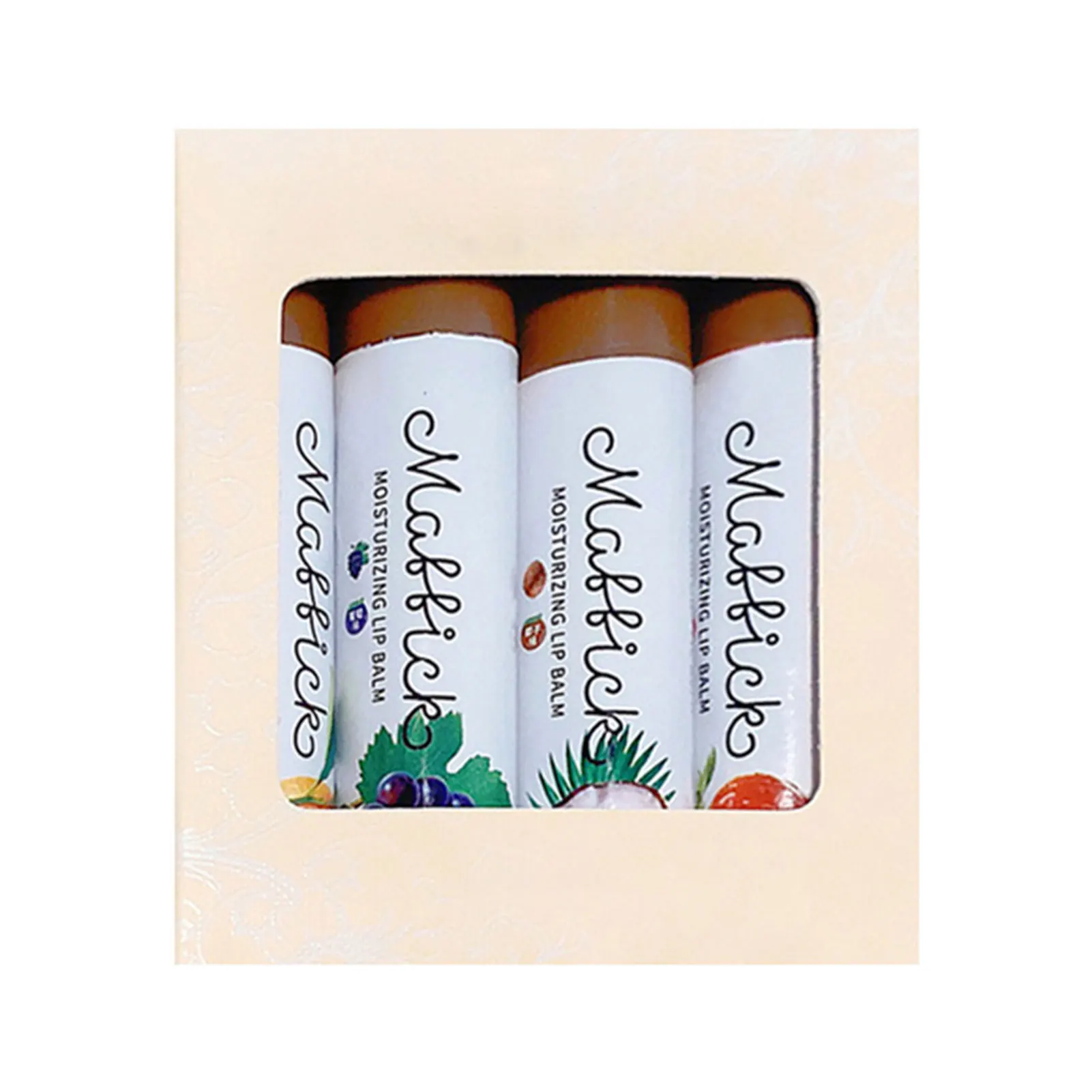 

4 шт., бальзам для губ с фруктами