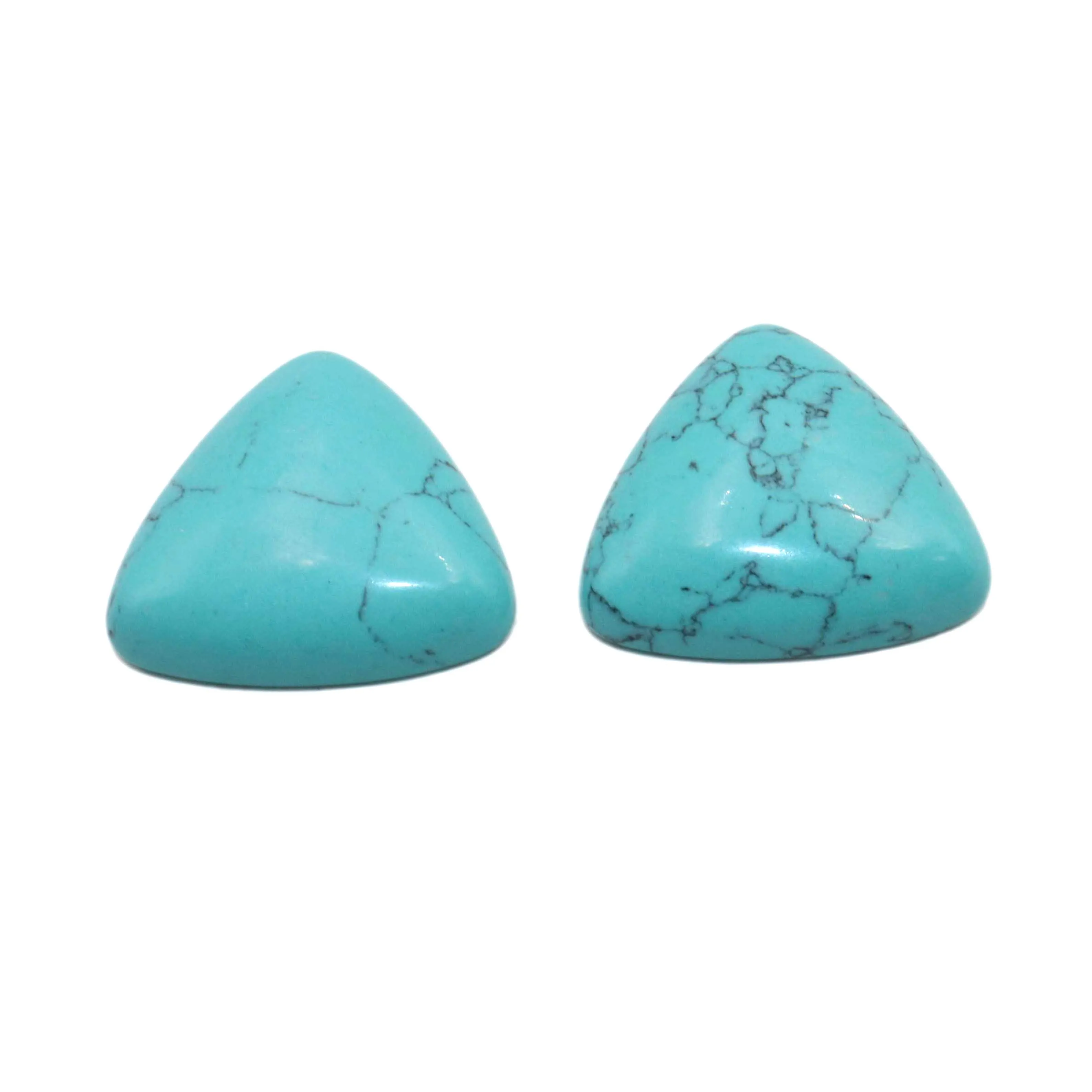 5Pcs 25MM Natural Stone Cabochons Triangle Shape Agates Quartz Jaspers Crystal Beads For Jewelry Making DIY Necklace Accessories - купить по