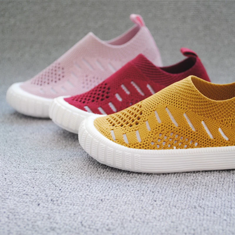 2021 Spring Baby Girls Boys Casual Mesh Shoes Infant Toddler Shoes Soft Bottom Comfortable Non-slip Kid Baby First Walkers Shoes