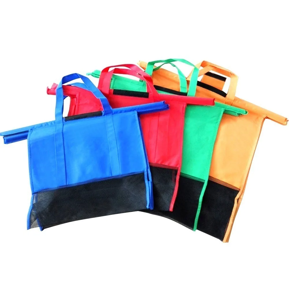 4 шт. Сумка тележка для покупок складная многоразовая сумка Эко супермаркета