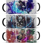 2021 кружки My Hero академические керамические, 11 унций, цвет меняется, чай, молоко, Подарочная кружка 350 мл, волшебная кофейная кружка, подарок для друга на день рождения, кружки