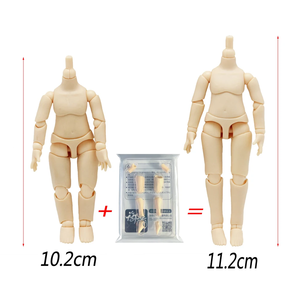 11 см obitsu11 1/12bjd обнаженные куклы подвижные шарнирные ob11 BJD кукла YMY с телом ГСК