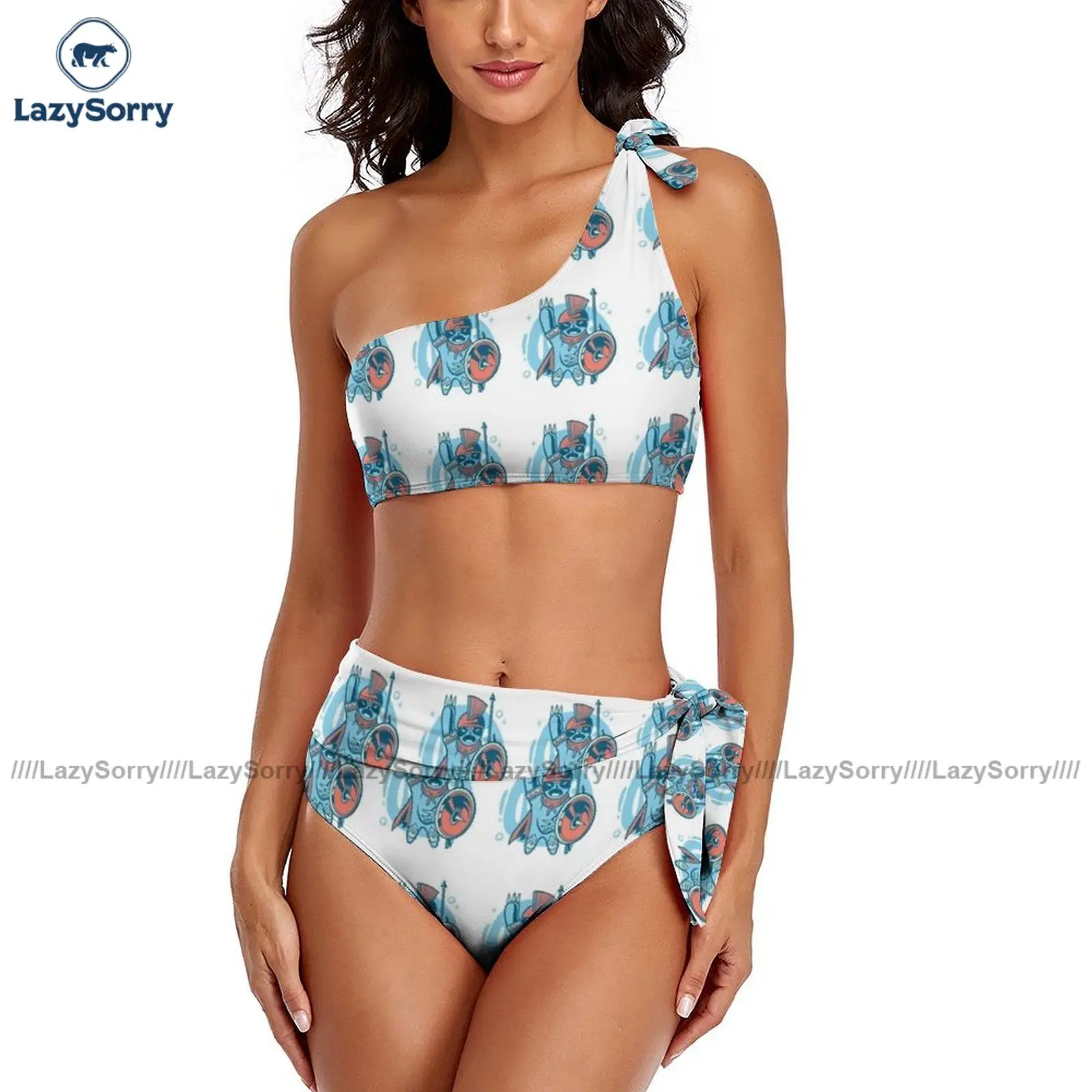 

Armor Bikini Swimsuit High Cut Wholesale 2 Piece Swimwear Ladies Print Summer Bathing Suit