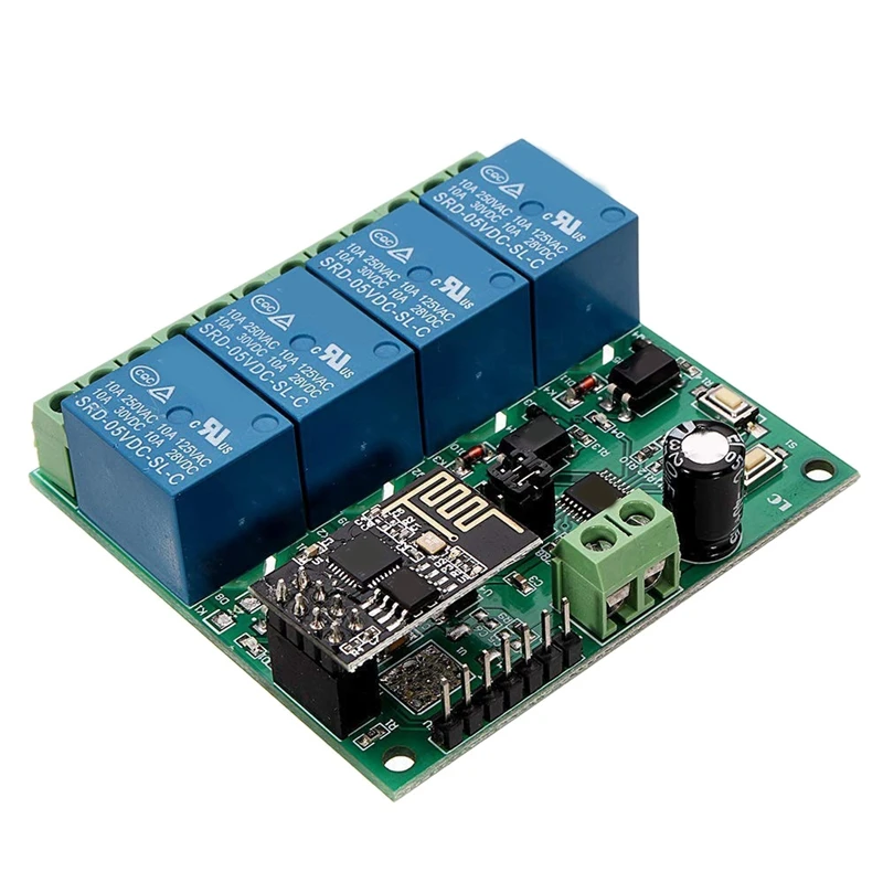 5V ESP8266 четыре WiFi реле канала модуль IOT умный дом мобильный телефон приложение