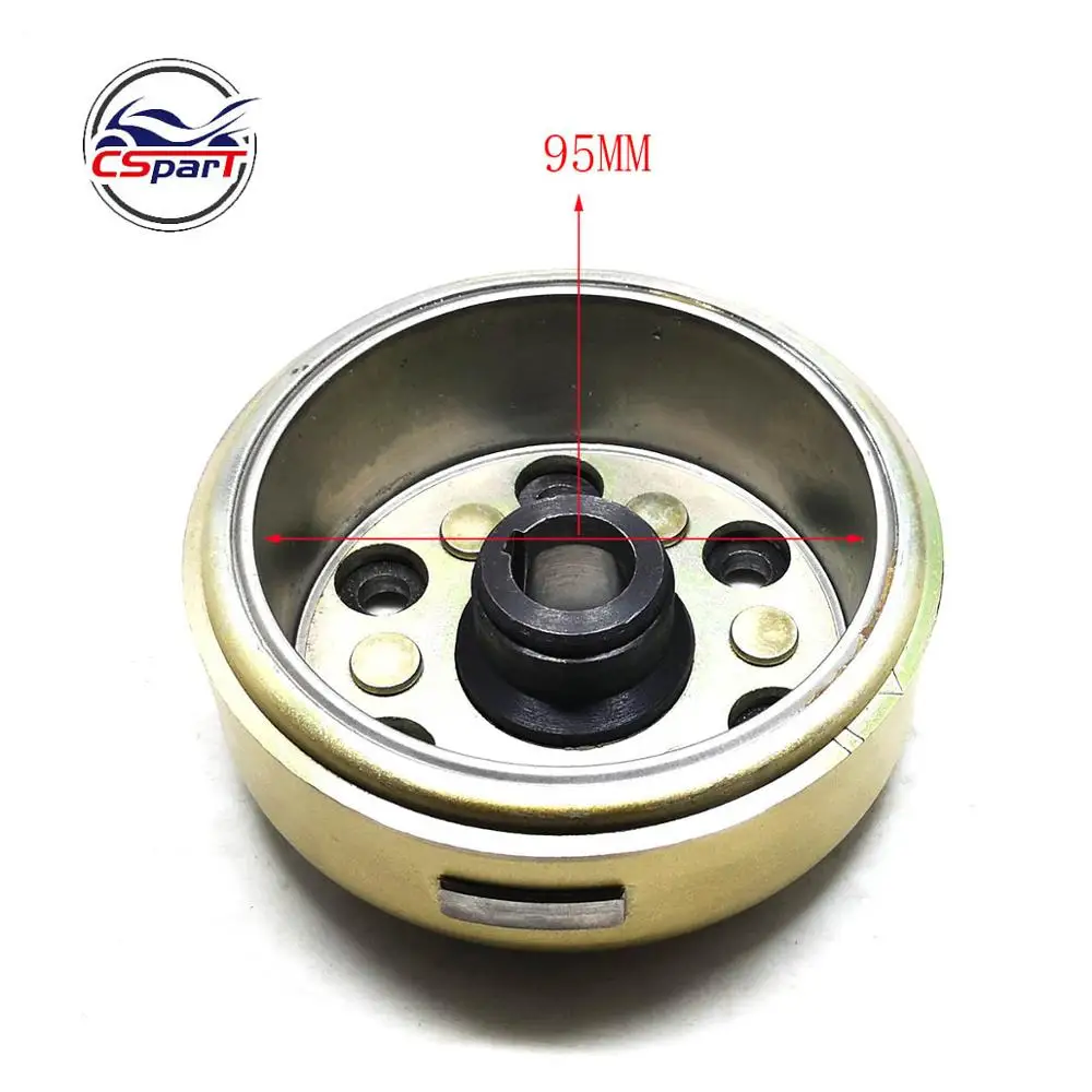 LINHAI Buyang величие YP250 250 260 300 ATV QUAD маховик роторный узел катушка Магнето крышка 95 мм 104 см - Цвет: 95MM