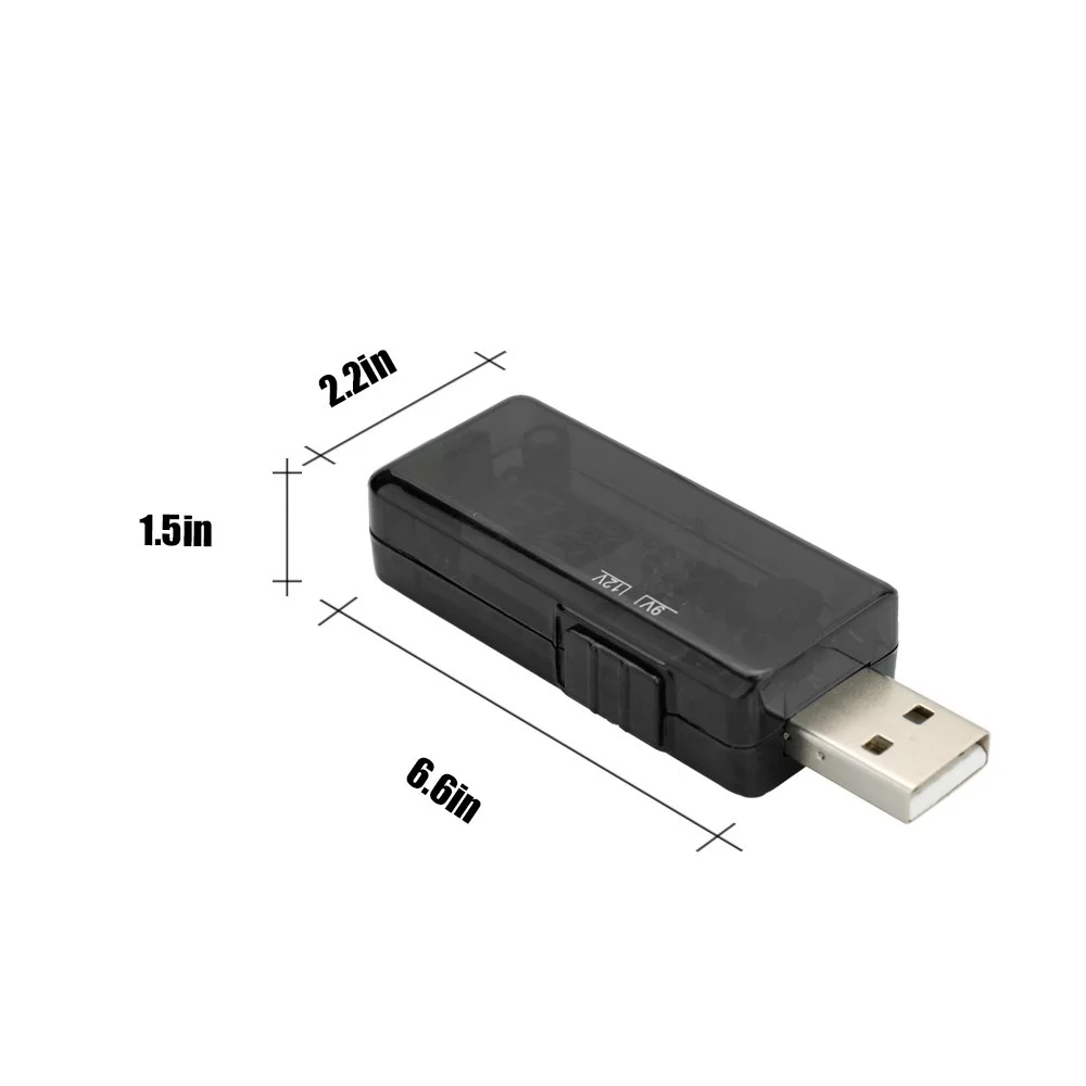 9 в/12 в USB тестер рабочего напряжения шнур питания линия усилитель для домашней