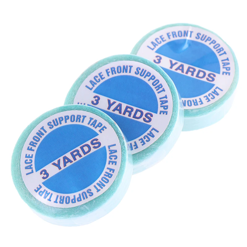 

1 Roll 1CM*2.74M Hair Blue Tape Double-Sided Adhesive Tape For Hair Extension/Lace Wig/Toupee