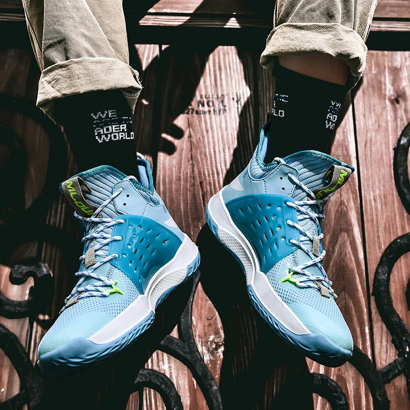 

Men Jordan Shoes 2020 New Fashion High-top Breathable Sneakers Teenagers Popular Portable Training Shoes Skid Resistance boots