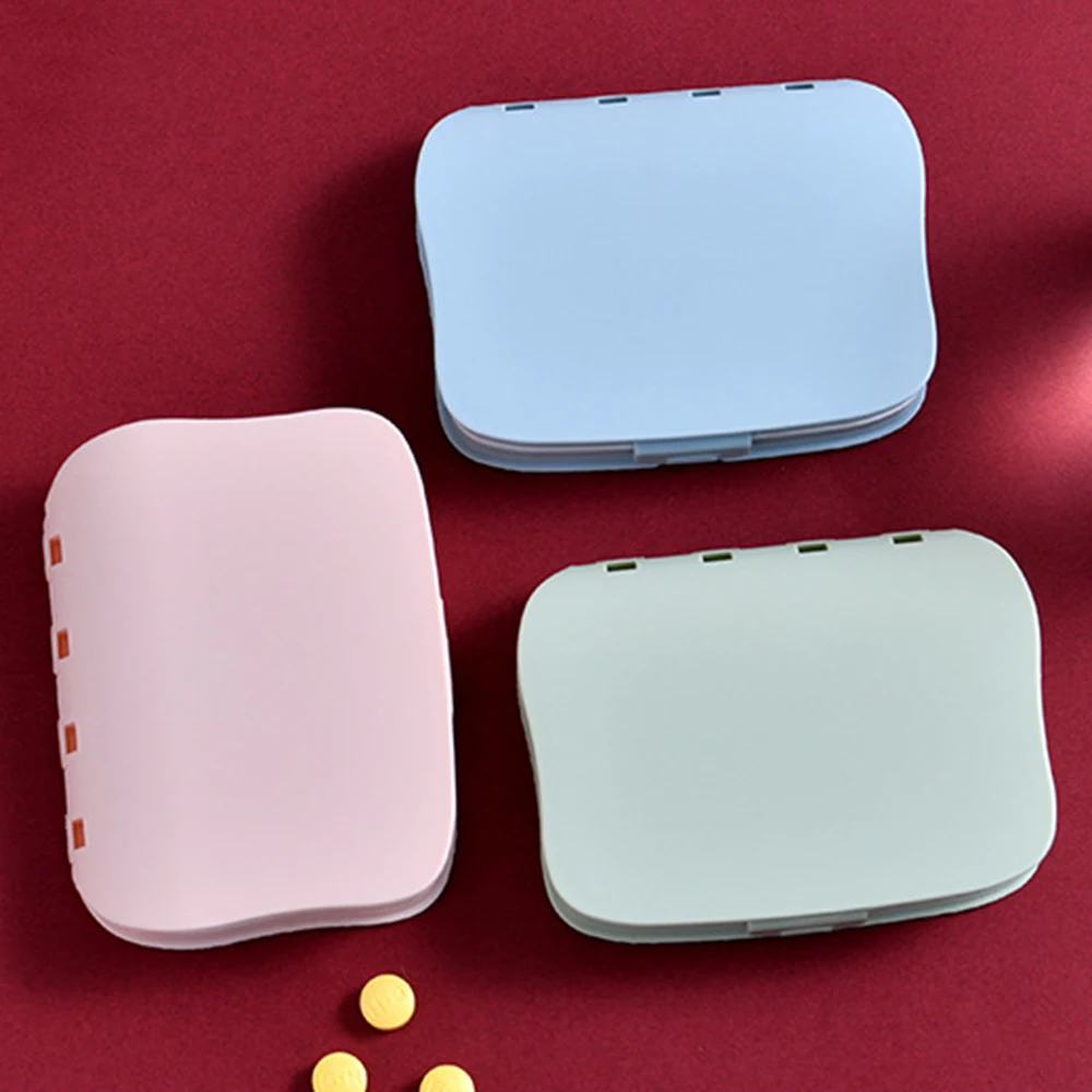 Дорожная коробка для лекарств удобный органайзер таблеток 6 отделений таблетки