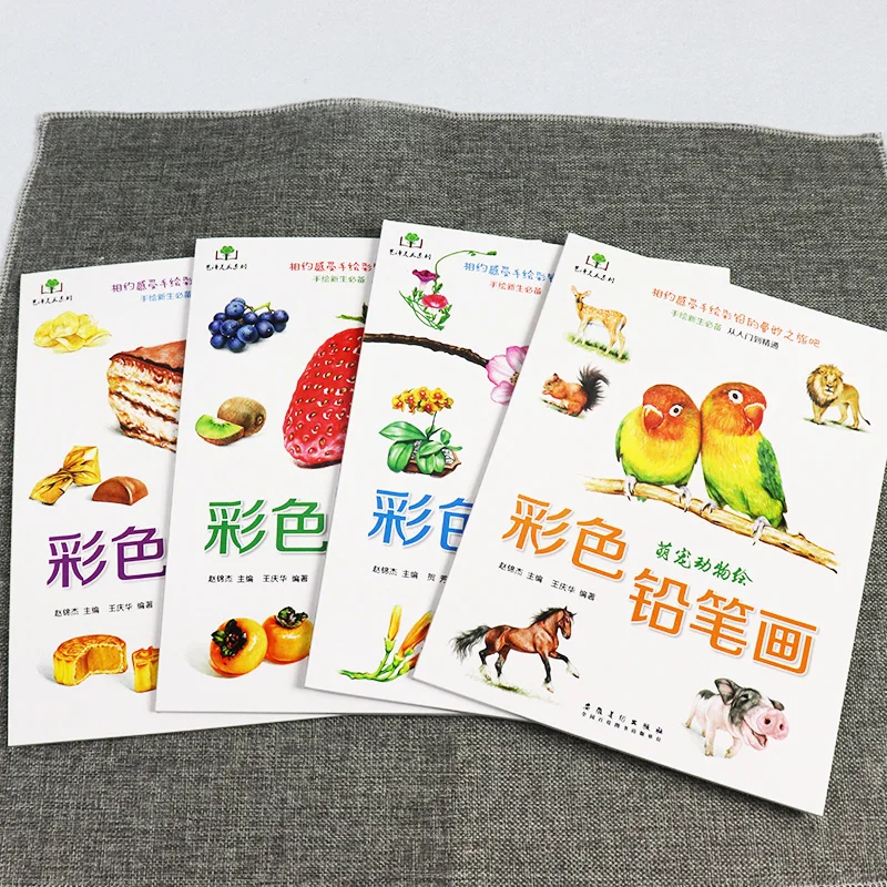 4 шт. учебные книги для детей и взрослых | Канцтовары офиса дома