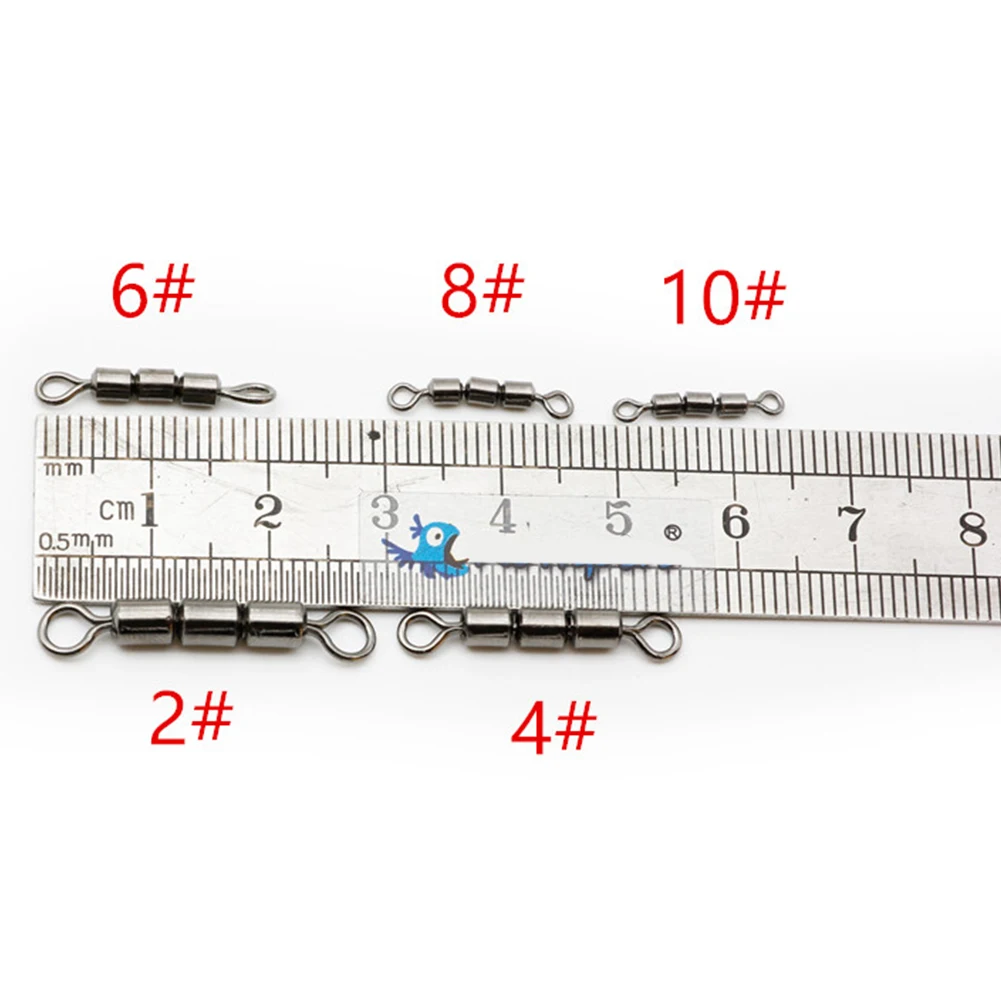 10 шт. легкие рыболовные Вертлюги Из Нержавеющей Стали спиннинговый подшипник