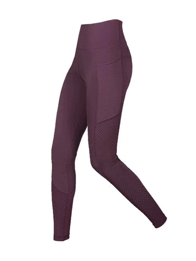 Цветные белые штаны для йоги с высокой талией и карманами дышащие леггинсы