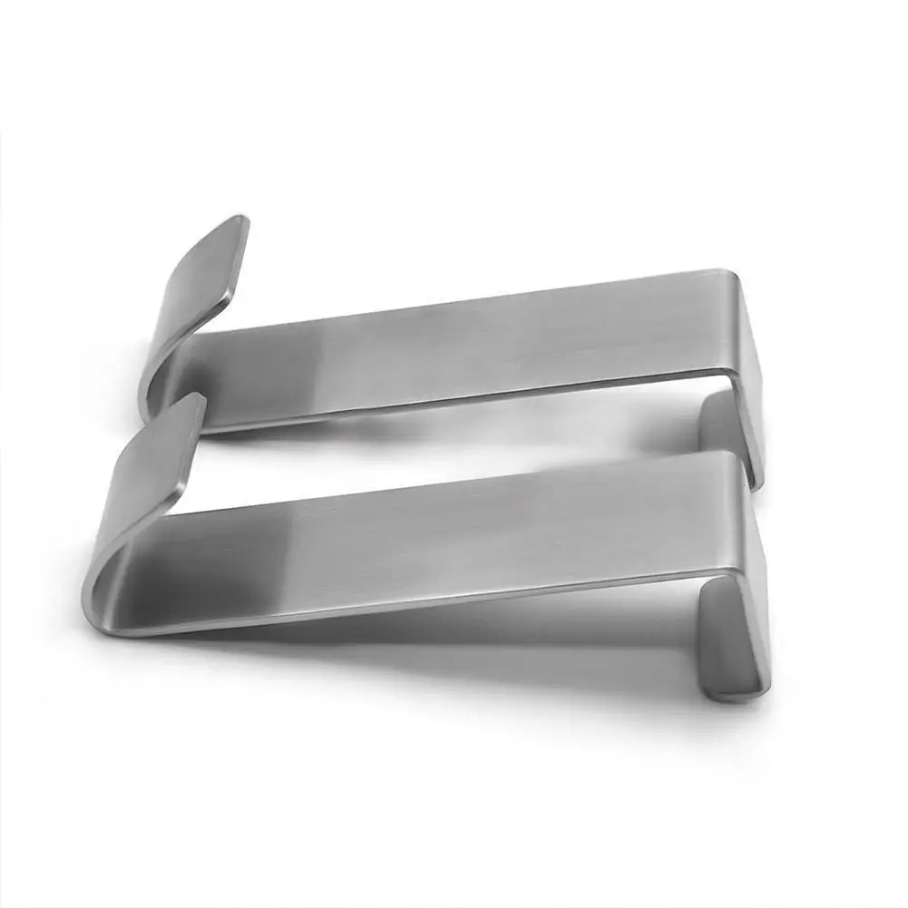 

4Pcs Stainless Steel Door Hanging Hook for Kitchen Cabinet Home Storage Clothes Hanger