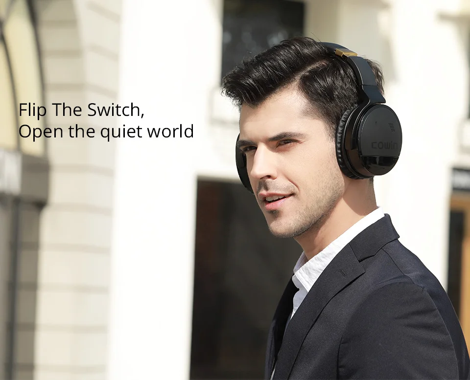 Bluetooth наушники Беспроводная гарнитура с активным шумоподавлением с микрофоном Высококачественные наушники стерео глубокий бас наушники