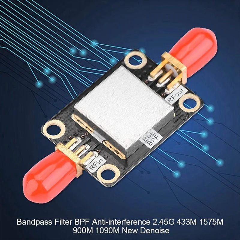 Фото Bandpass SMA-фильтр BPF с защитой от помех 2,45G 433M 1575M 900M 1090M №2