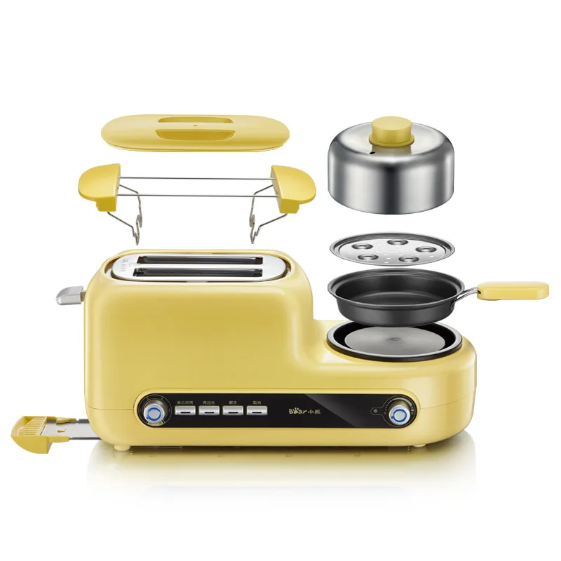 Bestellen 220V Hause Multifunktionale Frühstück Maschine Toaster Fried Egg Gedämpfte Brot Gedämpfte Ei Frühstück Maschine