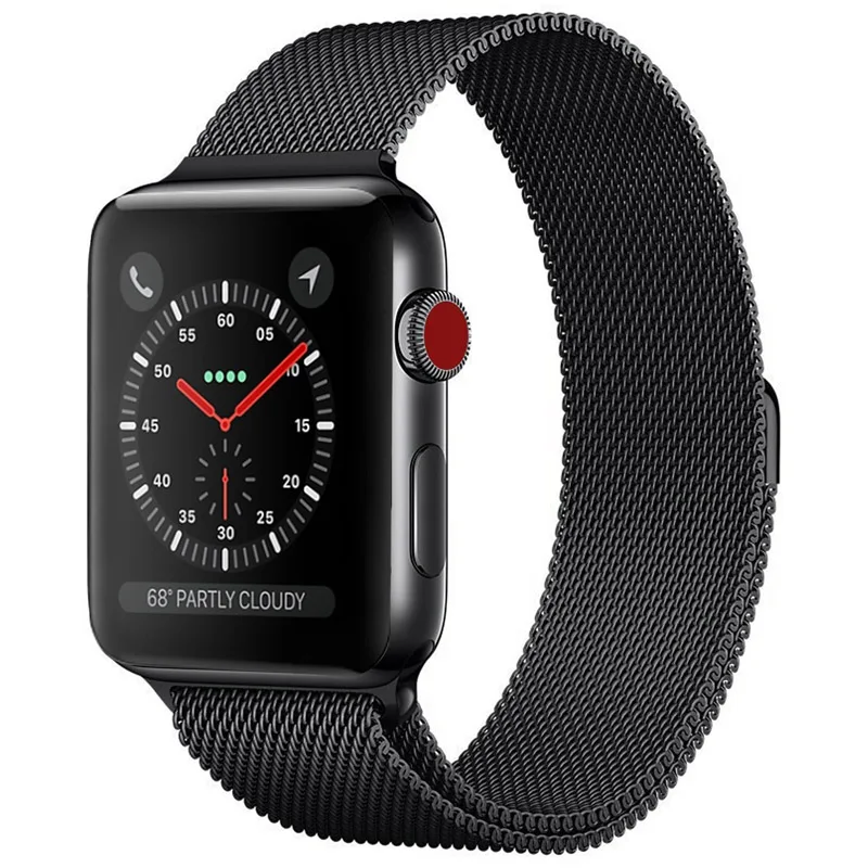 Ремешок для часов, Миланская петля, ремешок для наручных часов Apple Watch, версии 5 4 40 мм 44 мм, ремешок для наручных часов iWatch серии 1/2/3, 42 мм, 38 мм, Ремешок Браслет Нержавеющая сталь