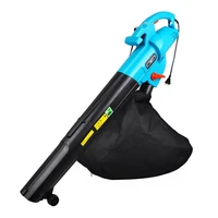 garden leaf blower vacuum 3 in 1 multi function durable electric garden leaf blower with 45l collection bag leaf snow mulcher