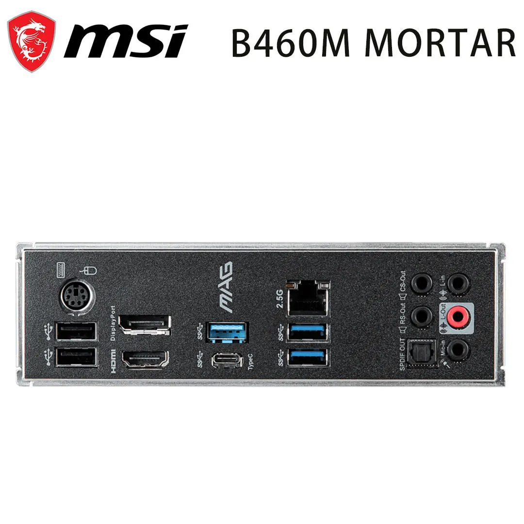 Bestellen 2021 Motherboard MSI B460M MÖRTEL LGA 1200 Slot DDR4 Speicher 128GB PCI-E 3,0 M.2 2933MHz Desktop MSI B460 Micro ATX Neue Mainboard