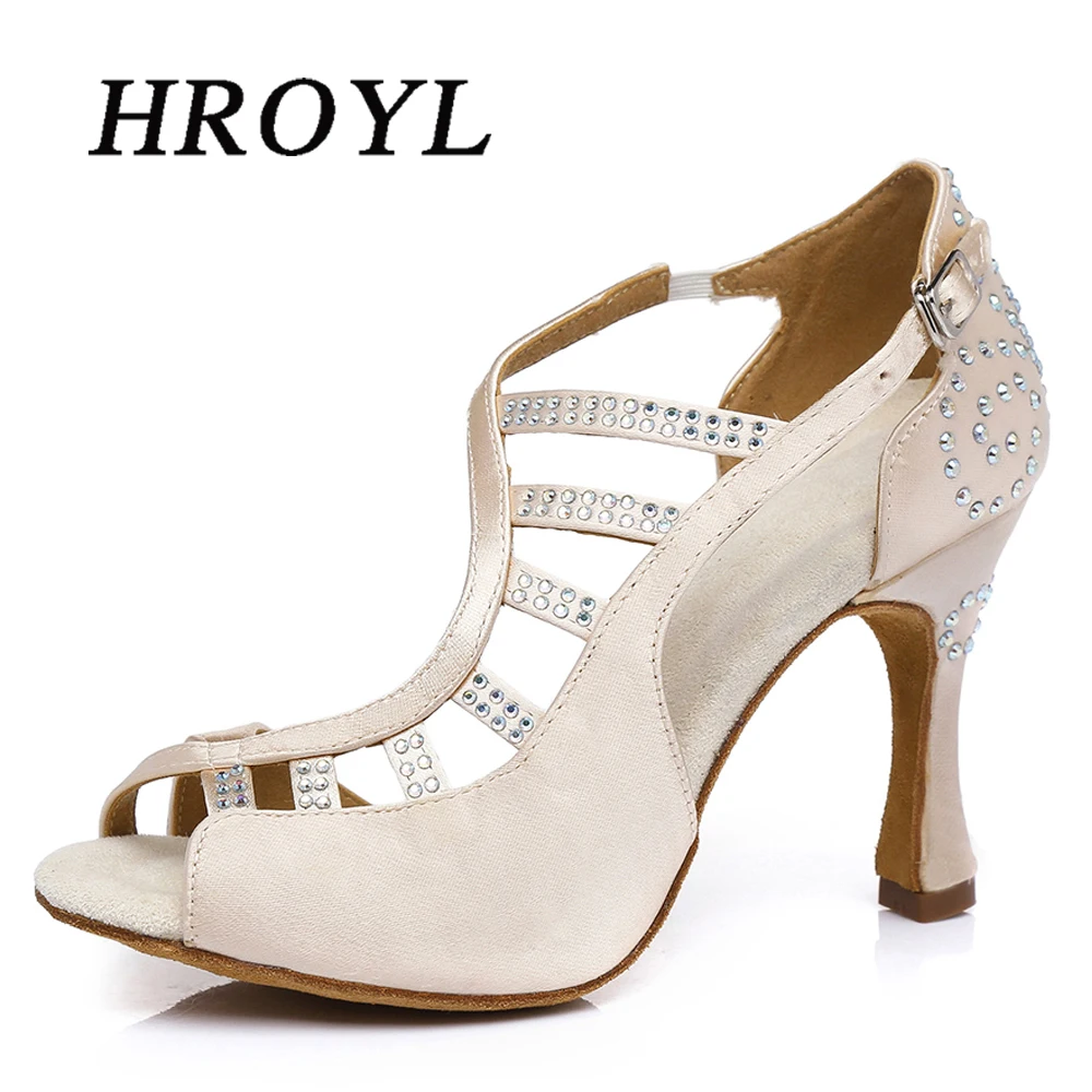 

Professional Latin Dance Shoes For Women 2021 New Salsa High Heels Ballroom Dancing Shoes Girls Tango Performance Heeled HROYL