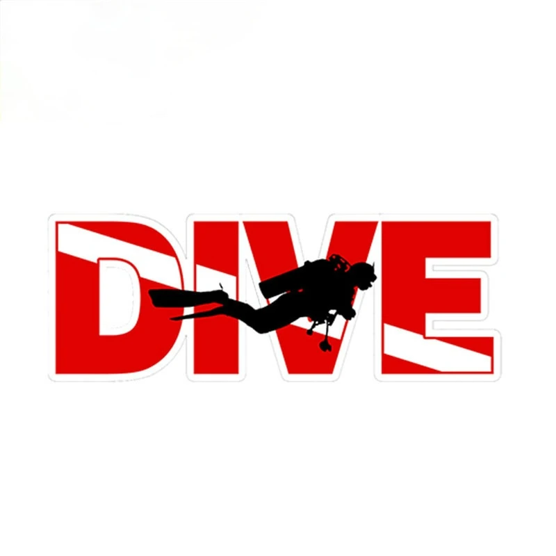 

Waterproof Car Sticker Scuba Diver Cutout Flag Automobiles & Motorcycles Bumper Truck Boat Vinyl Decal ,15cm*5cm