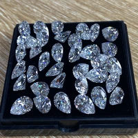 mosangnai 5x7mm vvs pear cut 0 8 carat 100 moissanite diamond stone for ring making