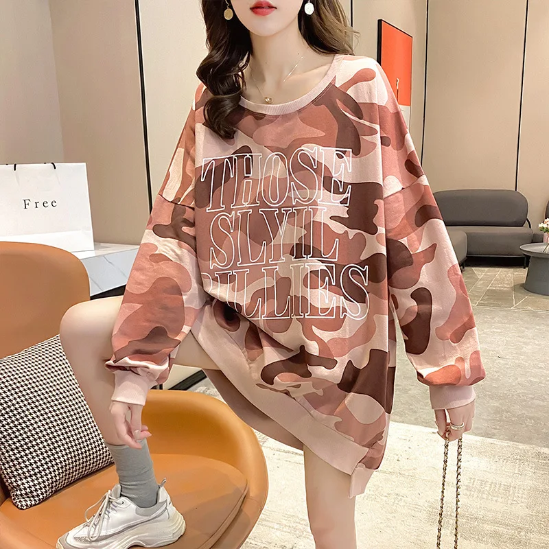

2020 Oversized Sweatshirt Spring Streetwear Printing Hoodies Pullovers 2020 Fashion Harajuku Women Loose Korean Style