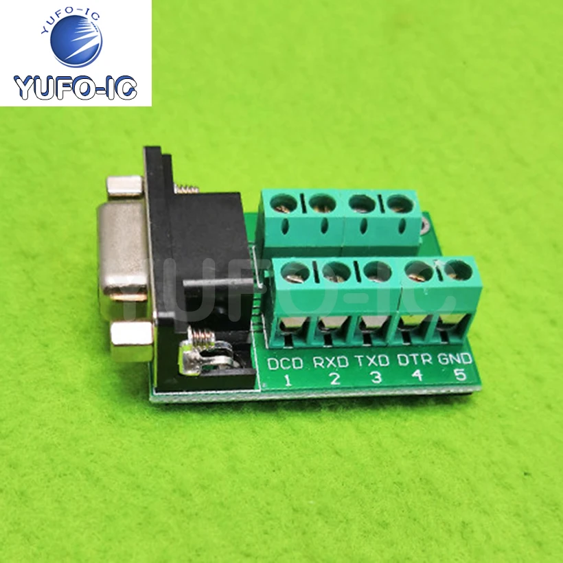 Бесплатная доставка, 1 шт., гнездовой разъем RS232, последовательный терминал DB9, коннектор DR9