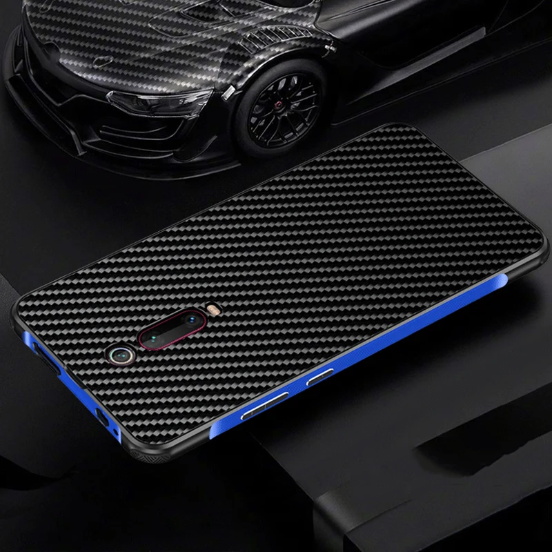 Роскошный Алюминиевый металлический чехол для Xiaomi mi 9 T/Pro/Red mi K20/Pro ультра тонкий жесткий карбоновый элемент задняя крышка чехол красный mi K20