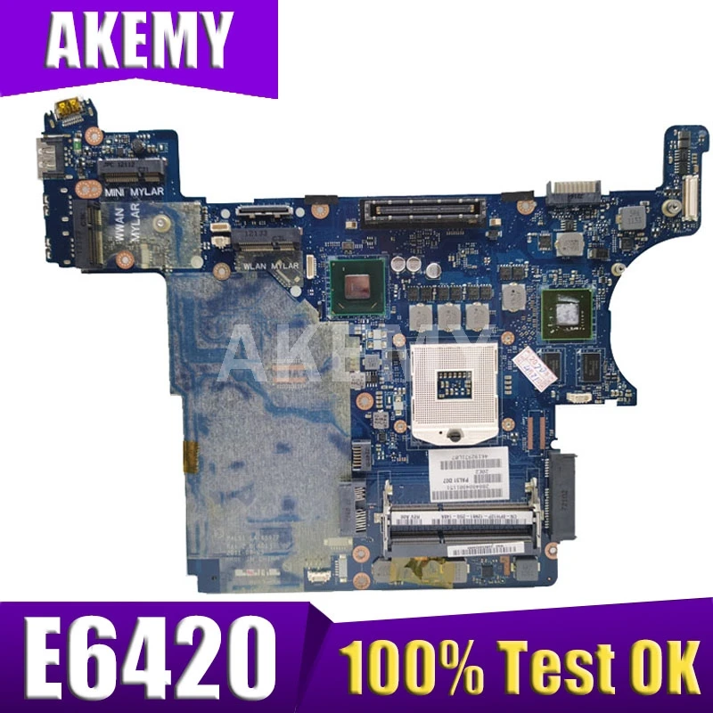 Akemy 0H2YDF CN-0H2YDF PAL51 LA-6592P материнская плата для ноутбука DELL latitude E6420 Материнская QM67 DDR3
