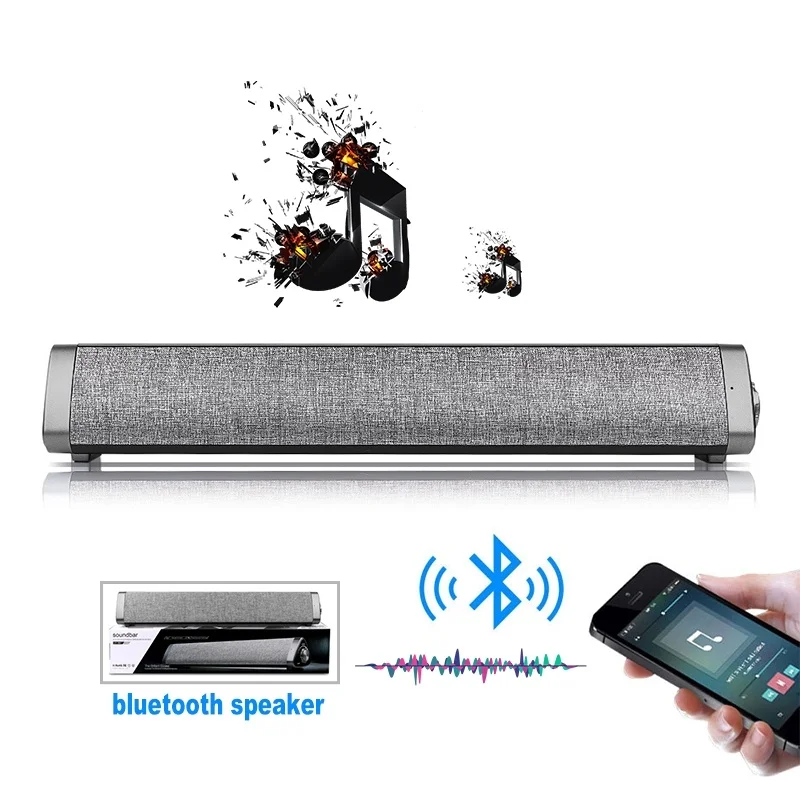 Железная треугольная Bluetooth 5 0 Беспроводная колонка Саундбар домашний кинотеатр