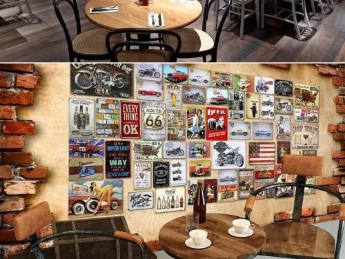 Винтажный винтажный знак Dodgems в винтажном стиле кухонный для ярмарки