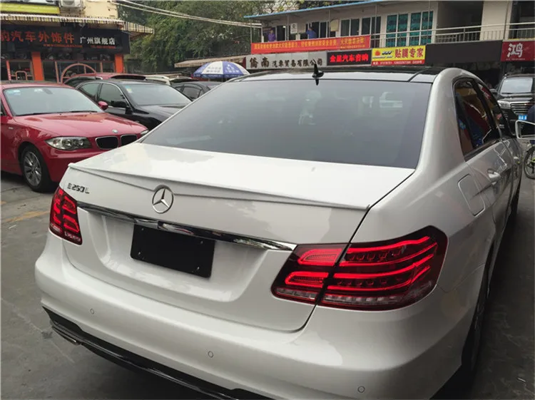 Спойлер для W212 2008 2015 Mercedes Benz JZ E class E200 E260 спойлер из АБС пластика цветное заднее