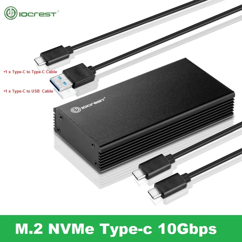 Корпус iocest NVMe Type c USB3.1 для мобильного жесткого диска чехол HDD JMS583 к M.2 M Key Pcie SSD
