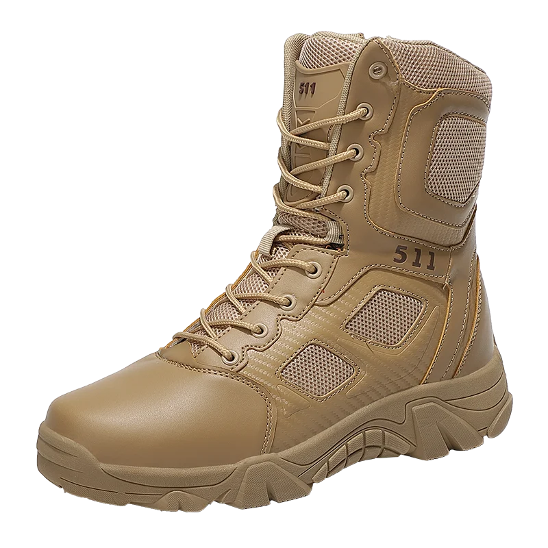 

Новинка мужские военные ботинки высокие уличные походные ботинки мужская качественная нескользящая обувь для альпинизма