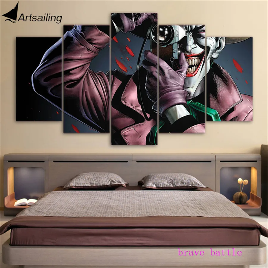 DC Batman The Killing Joke Justice League 5 шт. холст с принтом для гостиной домашний декор