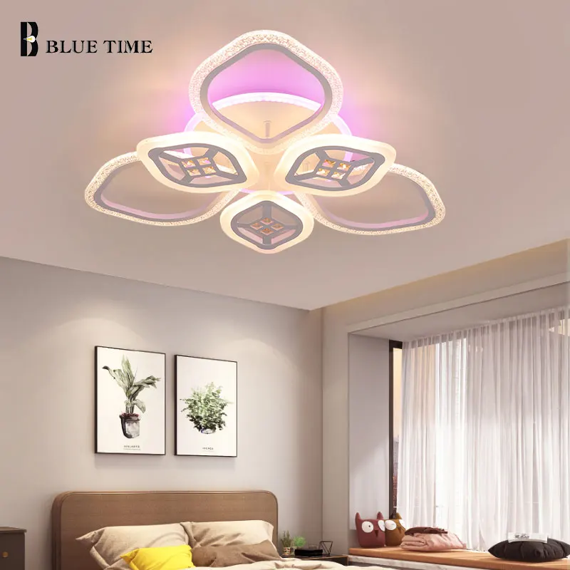 Lámpara de araña LED para el hogar, luces de techo para sala de estar, dormitorio, comedor, cocina, novedad