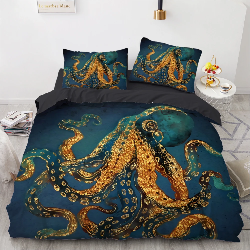 Роскошное постельное белье с 3D рисунком комплект постельного белья одеяло