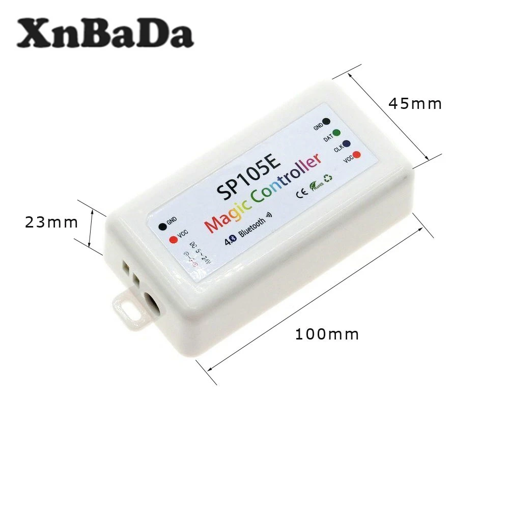SP105E Bluetooth Colorful Controller Control WS2801 WS2811 WS2812B SK6812 APA102 WS2813 WS2815 Led Strip Light DC5-24V | Лампы и