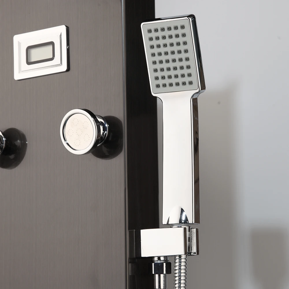 Anksmart душевая колонна из матового никеля ванная комната смесители для душа ванны