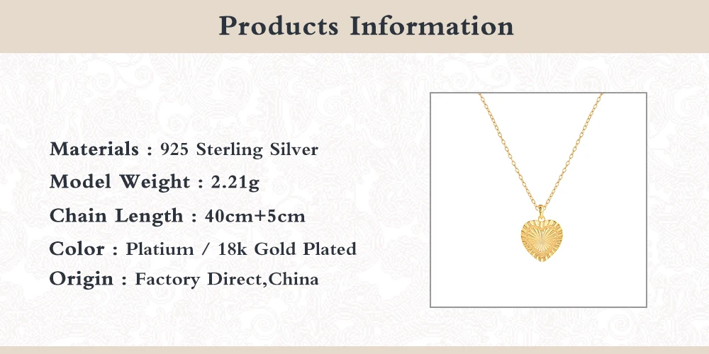 

CANNER Necklace For Women Real 925 Sterling Silver Fashion INS Heart Pendant Chain Choker Necklaces Fine Jewelry Collares