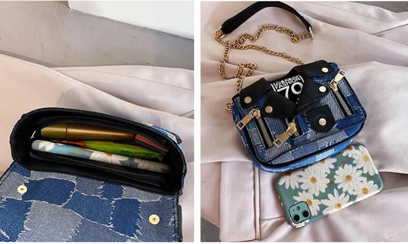 

Clothes Pattern Vintage Brand Designer PU Leather Crossbody Bags for Women 2021 Luxury Shoulder Bag Branded Small Handbags Totes