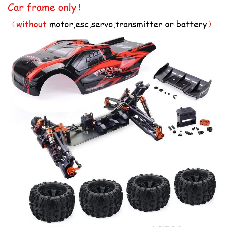 

ZD Racing 9021-V3 RC Car Frame Kit 1/8 2.4G 4WD Electric Truggy RTR Toy Parts without Motor Esc Servo Transmitter or Battery