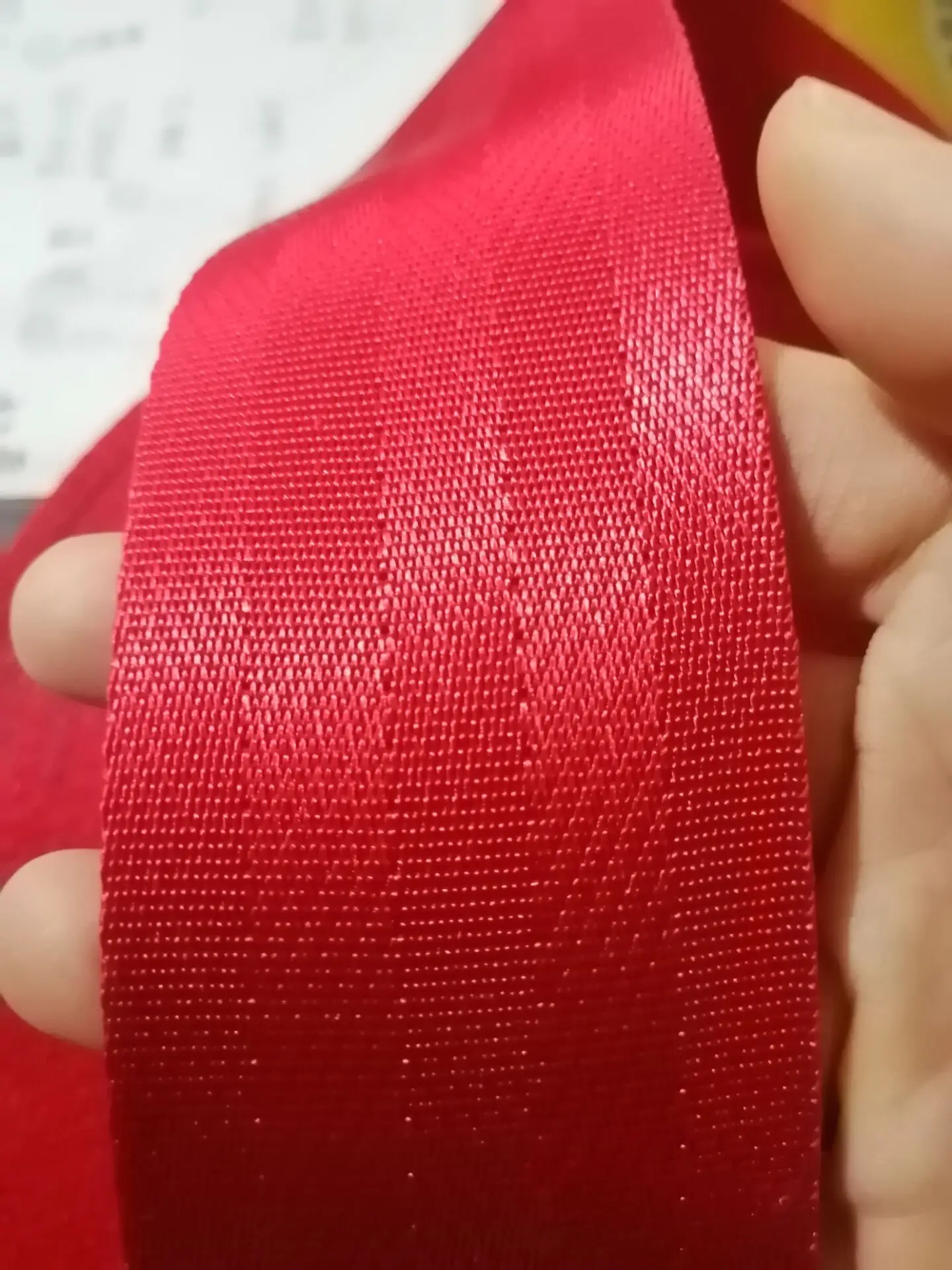 2&quot 3M-20M DIY Red car seat belt webbing modified standard certified child safety accessories Outdoor Backpack Part | Дом и сад