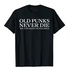 Футболка с надписью Old Punks Never Die