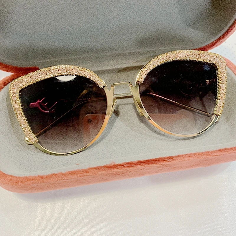 

frauen glser Cat Eye Sonnenbrille Frauen Marke Designer Italien Mode Luxus sonnenbrille Weibliche Gradienten Brillen Shades