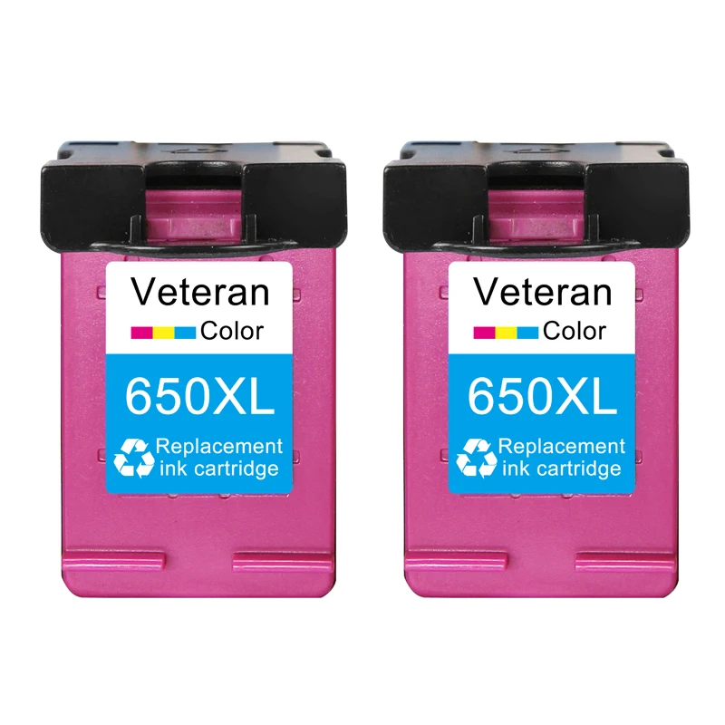 Veteran совместимый цветной картридж 650 XL для замены картриджа Hp Hp650 Deskjet 1015 1515 2515 2545